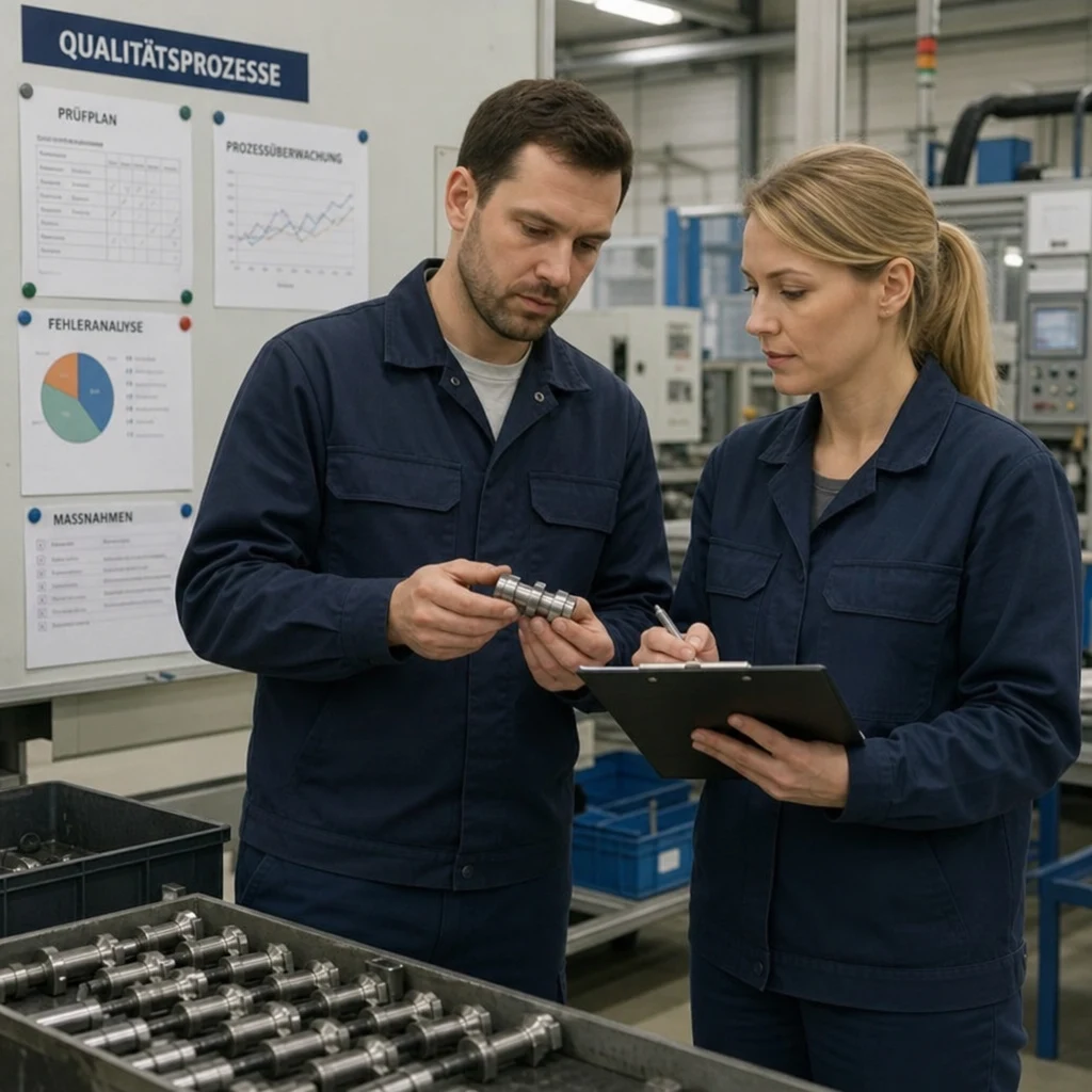 Qualitätsprozesse in der Produktion: Prüfplan, Prozessüberwachung und Fehleranalyse an der Werkbank